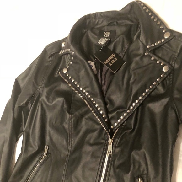 Miss Lili Jackets & Blazers - Miss Lili Small Stylish Biker Jacket